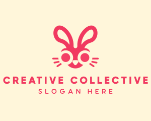 Bunny Rabbit Face logo design