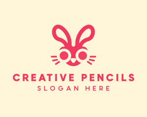 Bunny Rabbit Face logo design