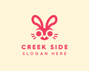 Bunny Rabbit Face logo design