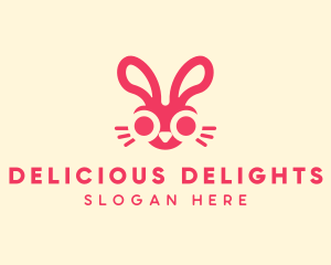 Bunny Rabbit Face logo design