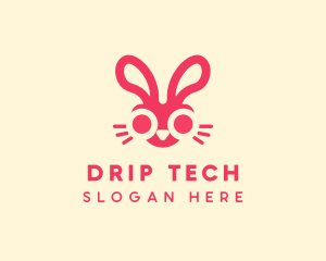 Bunny Rabbit Face logo design