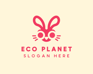 Bunny Rabbit Face logo design