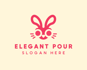 Bunny Rabbit Face logo design