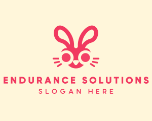 Bunny Rabbit Face logo design