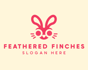 Bunny Rabbit Face logo design