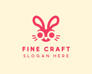 Bunny Rabbit Face logo design