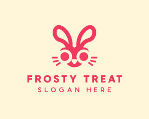 Bunny Rabbit Face logo design