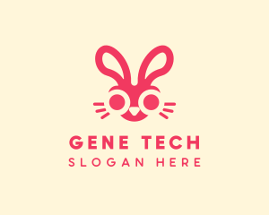 Bunny Rabbit Face logo design