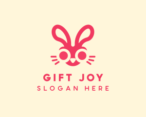 Bunny Rabbit Face logo design