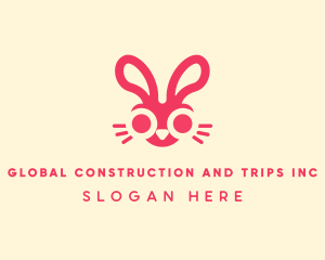 Bunny Rabbit Face logo design