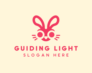 Bunny Rabbit Face logo design