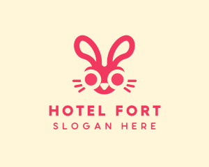 Bunny Rabbit Face logo design