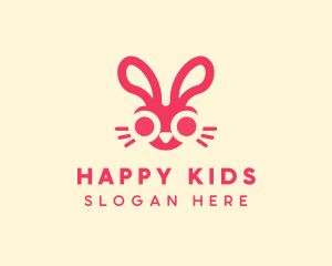 Bunny Rabbit Face logo design