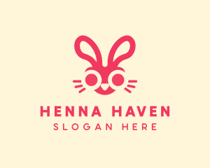 Bunny Rabbit Face logo design