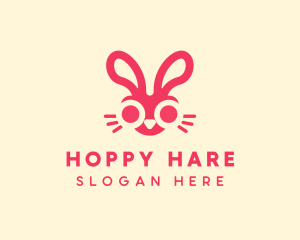 Bunny Rabbit Face logo design