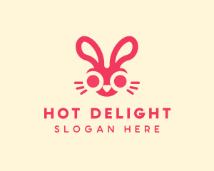 Bunny Rabbit Face logo design