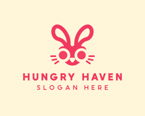 Bunny Rabbit Face logo design