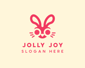 Bunny Rabbit Face logo design