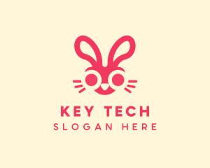 Bunny Rabbit Face logo design