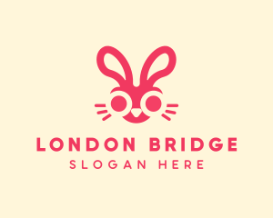 Bunny Rabbit Face logo design