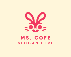 Bunny Rabbit Face logo design