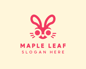 Bunny Rabbit Face logo design