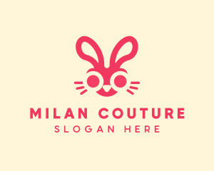 Bunny Rabbit Face logo design