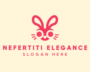 Bunny Rabbit Face logo design