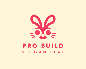 Bunny Rabbit Face logo design