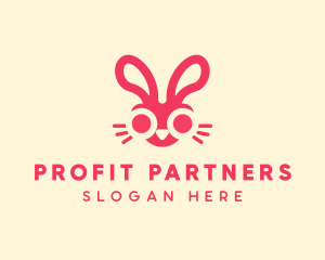 Bunny Rabbit Face logo design