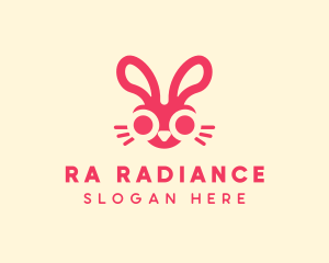 Bunny Rabbit Face logo design