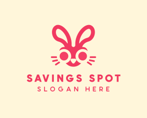 Bunny Rabbit Face logo design