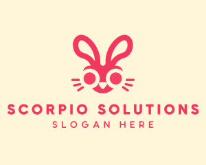 Bunny Rabbit Face logo design