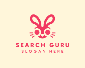 Bunny Rabbit Face logo design