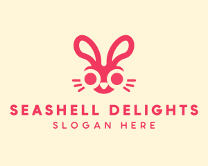 Bunny Rabbit Face logo design