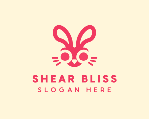 Bunny Rabbit Face logo design