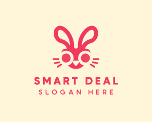 Bunny Rabbit Face logo design