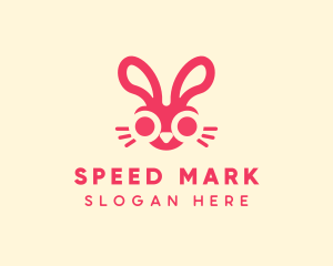 Bunny Rabbit Face logo design