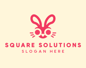 Bunny Rabbit Face logo design