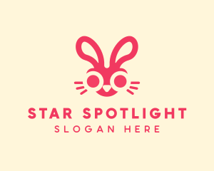 Bunny Rabbit Face logo design