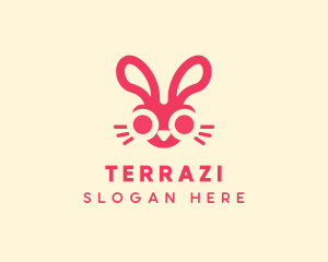 Bunny Rabbit Face logo design