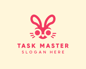 Bunny Rabbit Face logo design