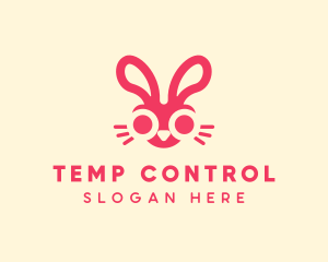 Bunny Rabbit Face logo design