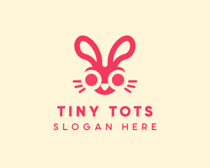 Bunny Rabbit Face logo design