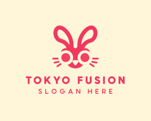 Bunny Rabbit Face logo design