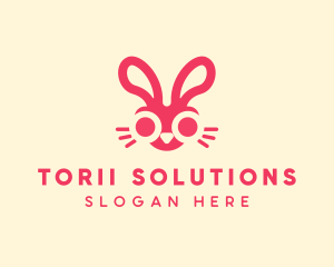 Bunny Rabbit Face logo design