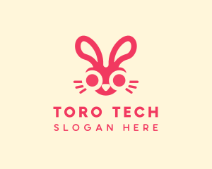 Bunny Rabbit Face logo design