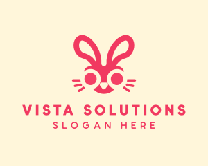 Bunny Rabbit Face logo design