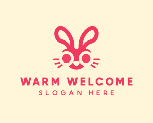 Bunny Rabbit Face logo design