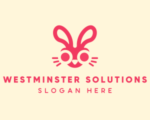 Bunny Rabbit Face logo design